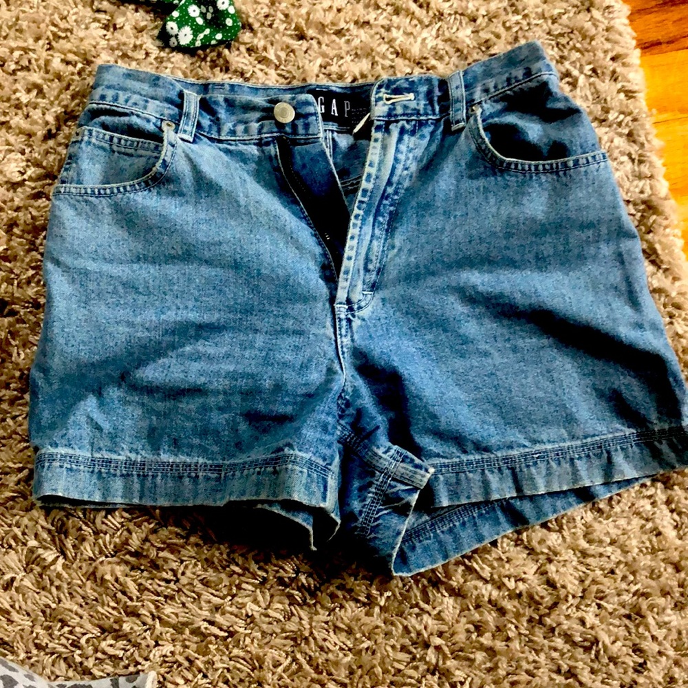 Vintage Gap jean shorts high waisted